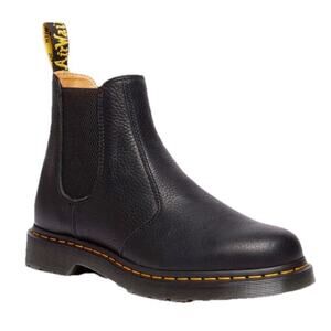 DR MARTEN’S Ambassador Black Leather Chelsea Combat Boots Men’s 8 Women’s 9